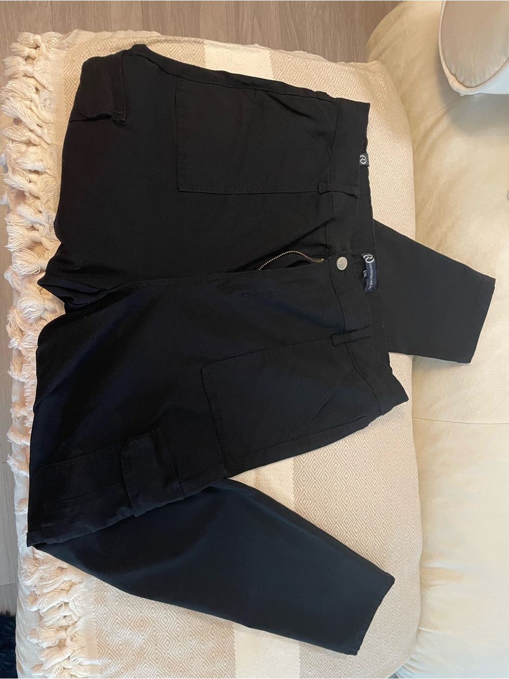Black Stretch Utility Pants